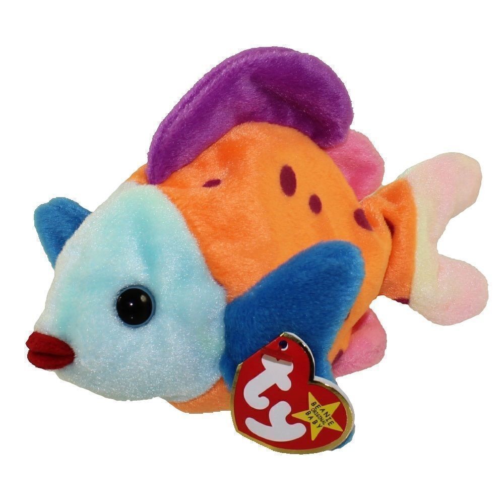 Ty LIPS the Fish Beanie Baby